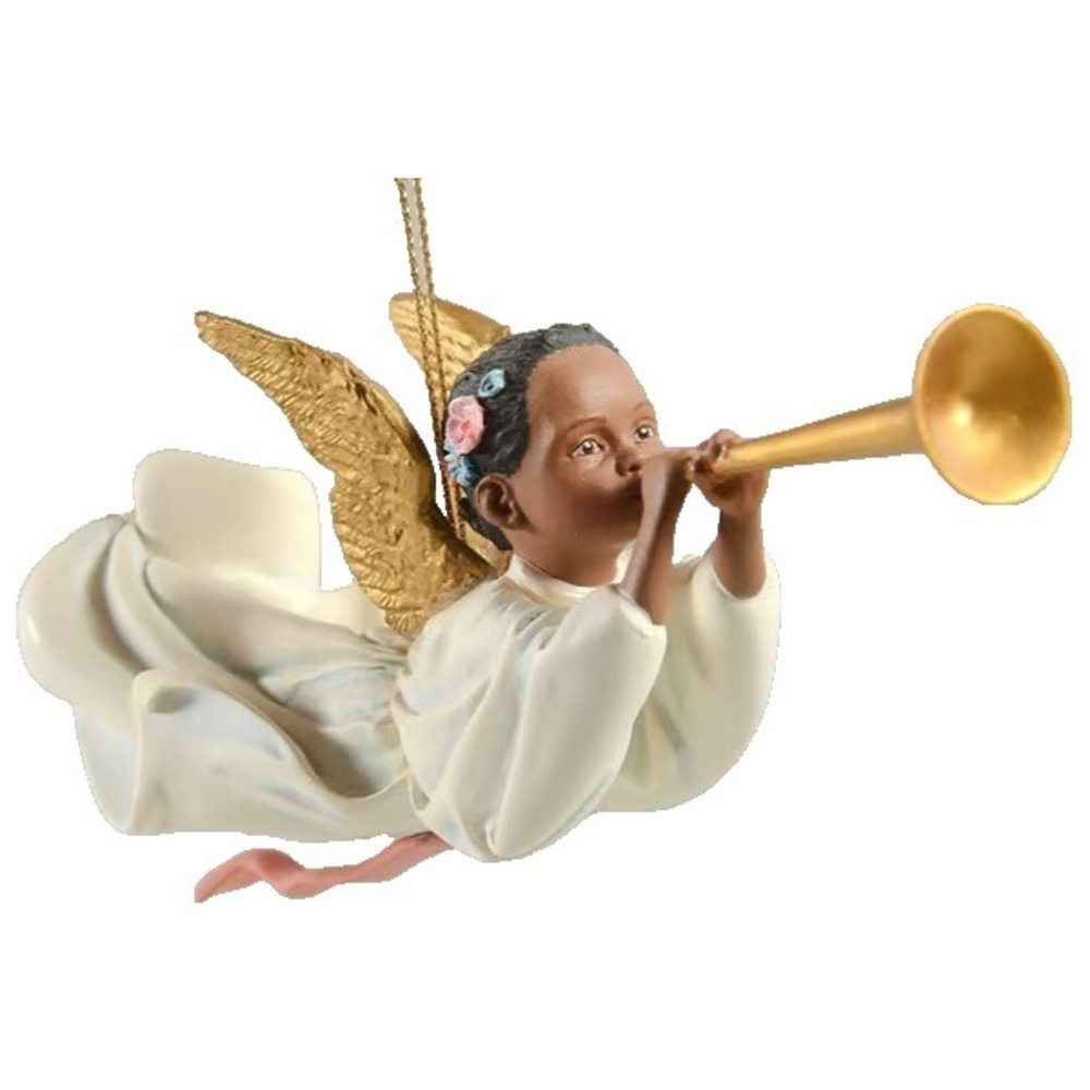 Thomas Blackshear Ebony Visions Joy to the World 2000 Collector Ornament w/ COA